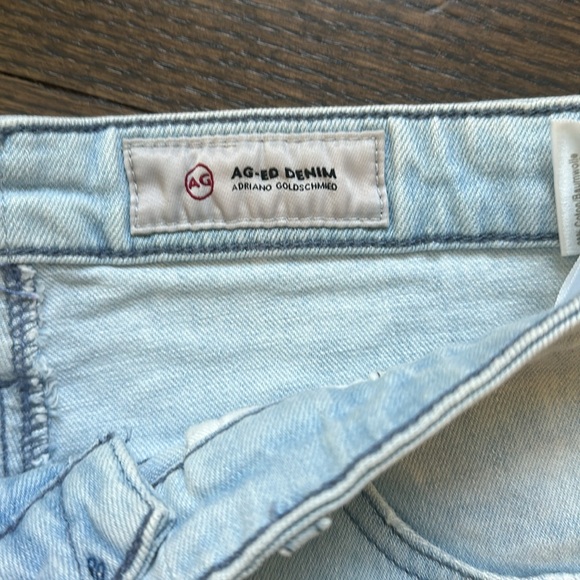 AG Hailey Cutoff Denim Shorts in 26 Years Sanguine - Picture 2 of 5